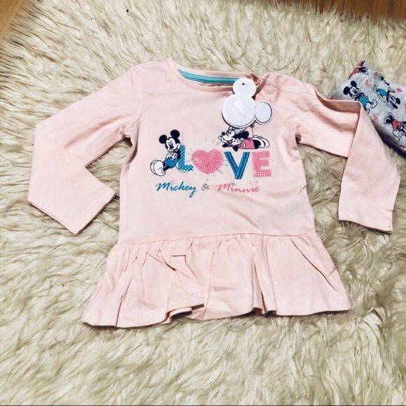 Disney Mickey Minnie Skirted Tunic Set NEW - Picture 4 of 7